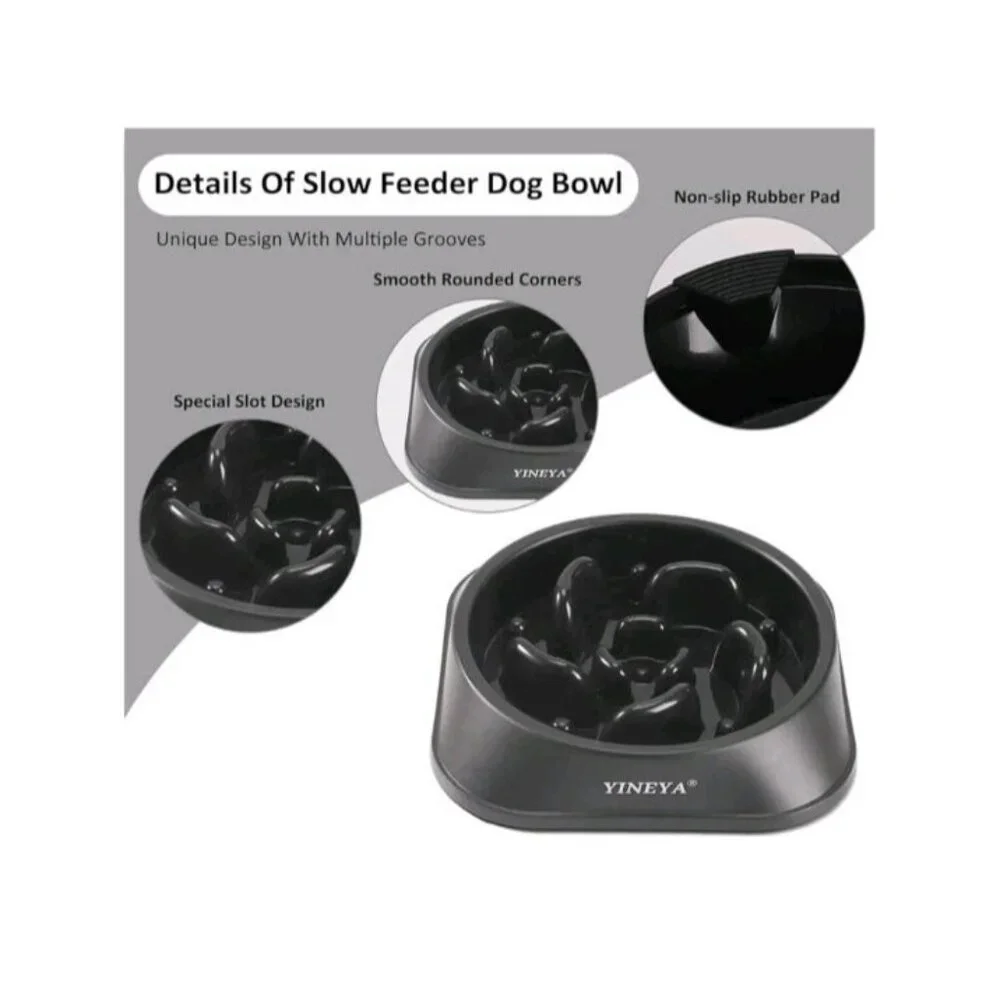 Slow Feeder Dog Bowls, Pet Supplies That Slow down Eating, Pet Food Bowls, Maze